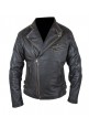 Men's Ride Skull Leather Motorcycle Jacket